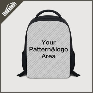 Custom Footballs Backpack for Kids Boys Small Kindergarten Bookbag