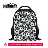 Custom Footballs Backpack for Kids Boys Small Kindergarten Bookbag