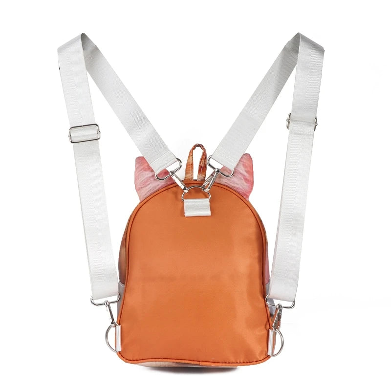 3D Animal Cat Print Backpack Lightweight Travel Rucksack Shoulder Bag