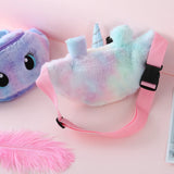 Cartoon Unicorn Fanny Pack Girls Waist Bag Kids Coin Purse