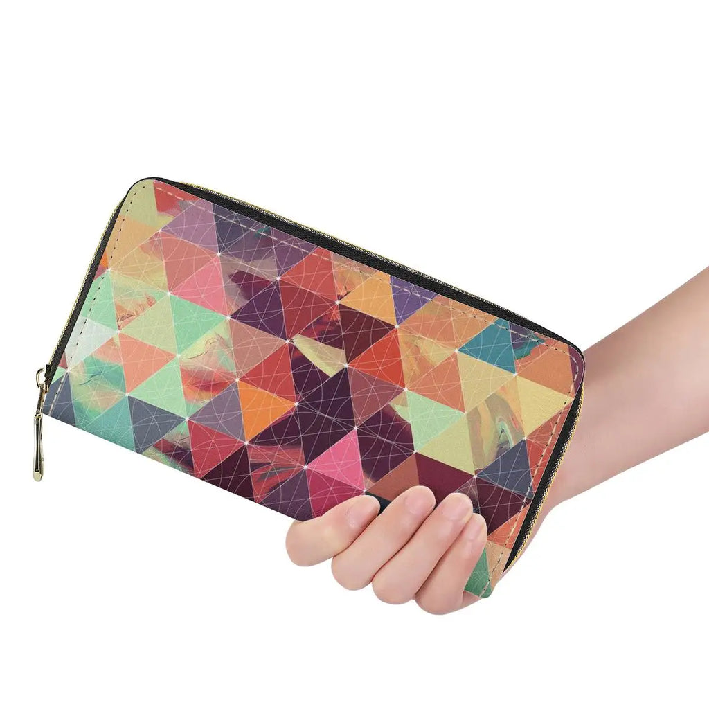 Cartoon Dogs Print Long Wallet Zipper Unisex