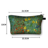 Cat Cosmetic Organizer Bag Pure Cat Prints Cosmetic Bag Women Makeup Bag