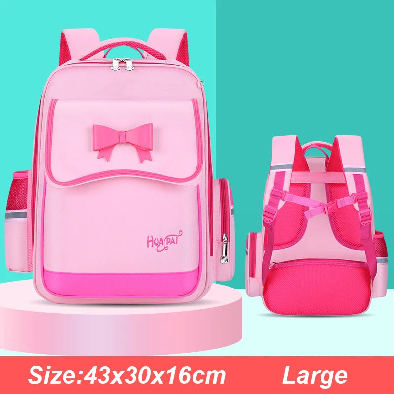 Bow Kids School Bags Primary School Backpack For Girls
