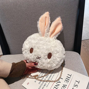 Bunny Shoulder Bag for Women Large Capacity Totes Soft Shopp