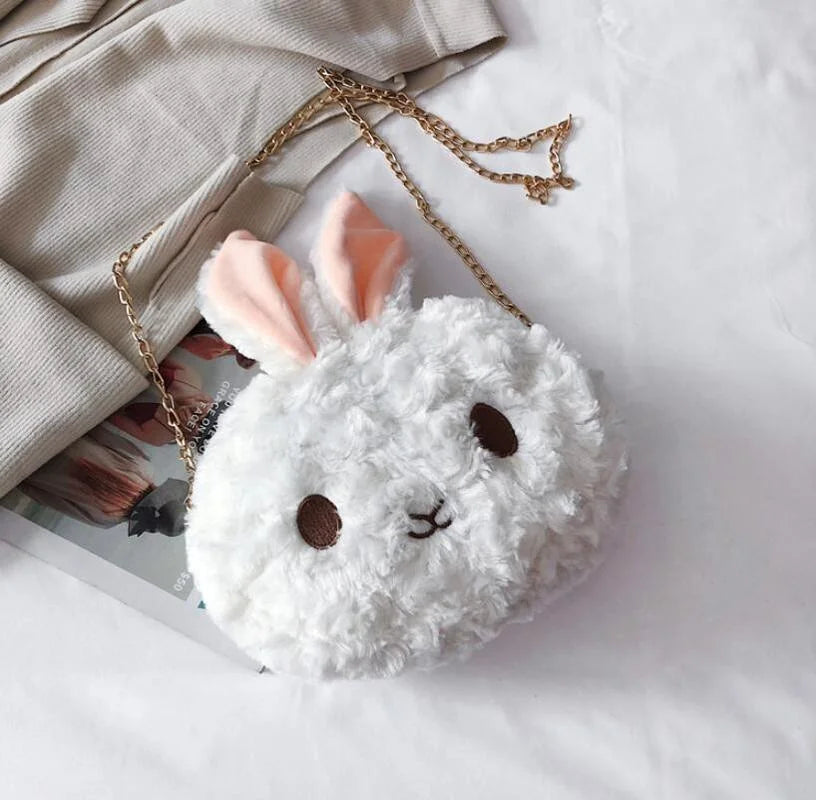 Bunny Shoulder Bag for Women Large Capacity Totes Soft Shopp