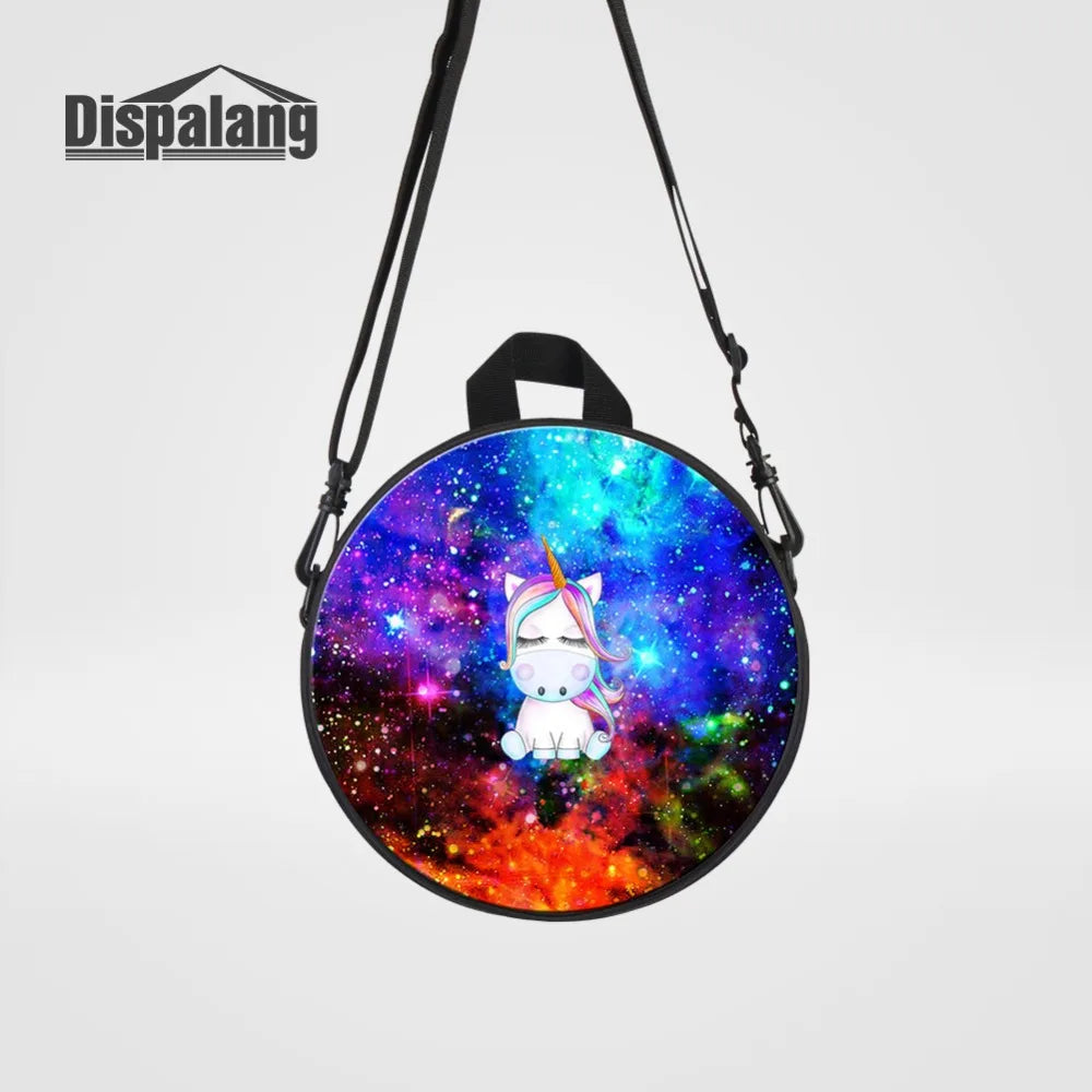 Cartoon Galaxy Unicorn Mini School Bag Kids Shoulder Bag