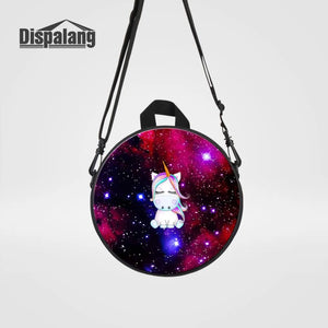 Cartoon Galaxy Unicorn Mini School Bag Kids Shoulder Bag