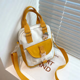 Cartoon Girl Student Messenger Bag Handbag Mobile Phone Bag Purses Crossbody Bag