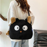 Cartoon Lamb Wool Women Handbag Plush Crossbody Bag
