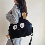 Cartoon Lamb Wool Women Handbag Plush Crossbody Bag