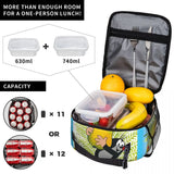Cartoon Mole Insulated Lunch Bag Leakproof Krtek Maulwurf