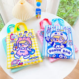 Cartoon Pattern Lolita Portable File Bag Schoolbag Preppy Style Girlish
