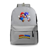 Cartoon Print School Bag Teen Boys Girls Backpack Daily Travel Bag