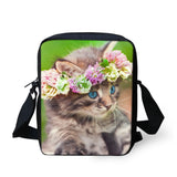 Cat Women Mini Cross-body Bag Casual Messenger Bags Capacity Shoulder Pocket