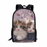 3D Print Kids School Bag - Cat/Kitten Design