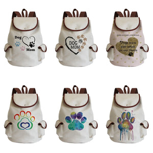 Cat Paw Print Man Backpack Women's Backpack Eco-Friendly High Capacity