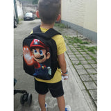 Cat School Bags for Toddlers Denim Backpack Kids Mini Book Bag