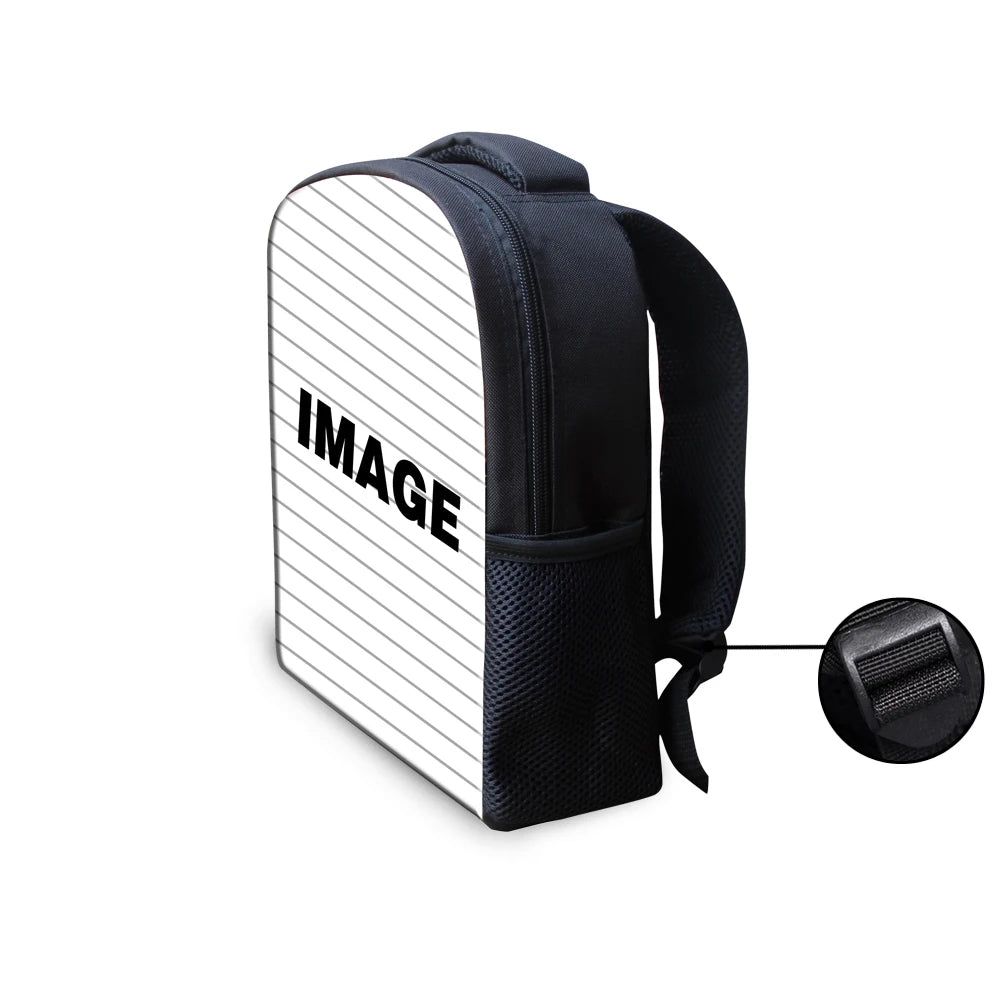 Cat School Bags for Toddlers Denim Backpack Kids Mini Book Bag