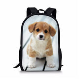 Chihuahua Dog Print Kids School Backpack Bookbag Mochilas Escolares
