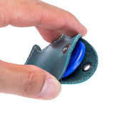 Fish Shape Split Second Layer Cow Leather Key Tag Holder