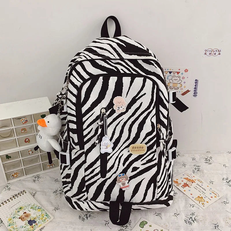 Cows Backpacks for School Teenagers Girls Large Capacity Travel Backpacks