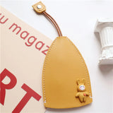 Cartoon Leather Key Bag Large Capacity Car Key Case
