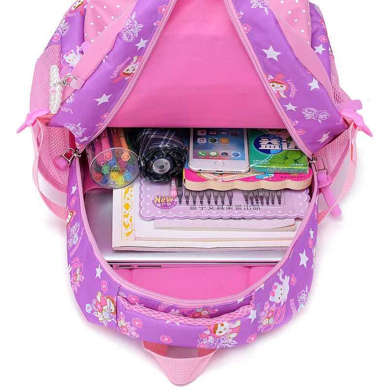 Dot Prints School Backpacks Girls School Bags Kids Bookbags