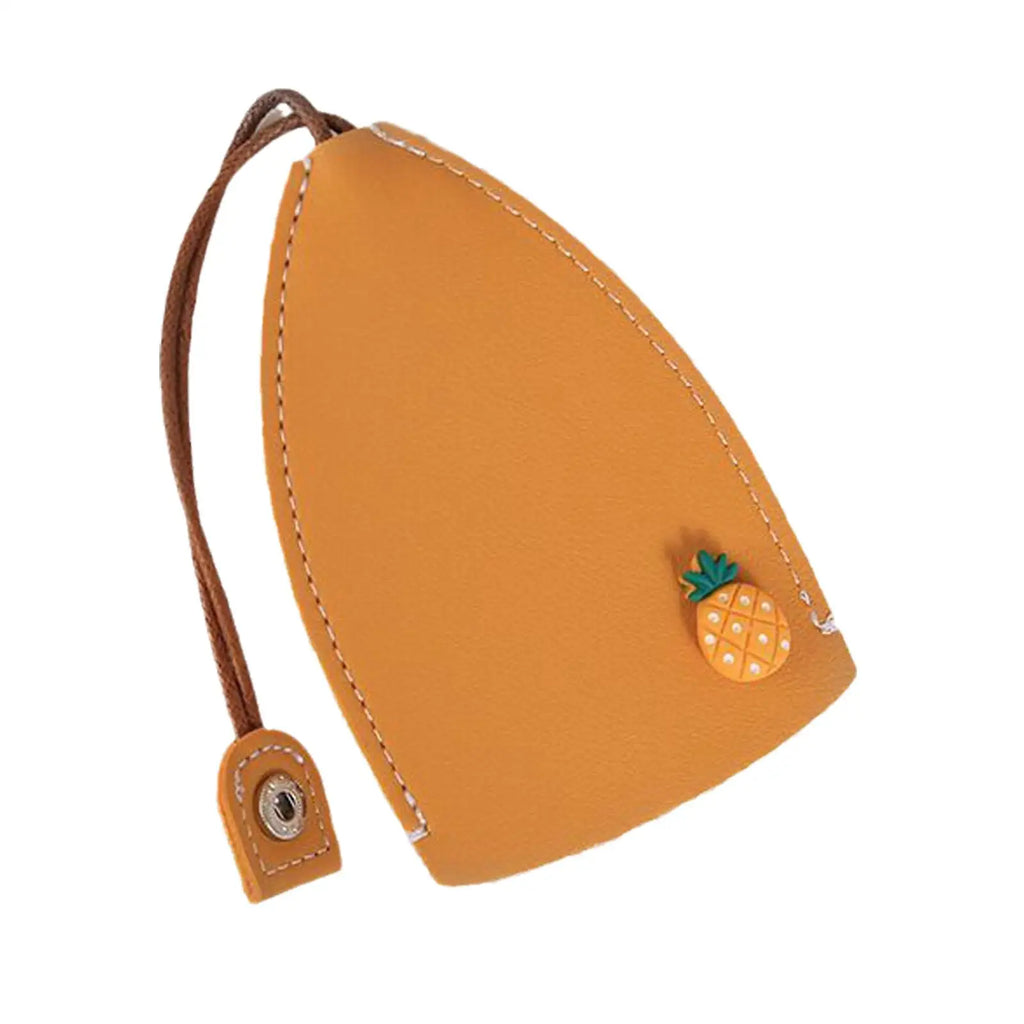 Fruit Cartoon Key Bag Mini Compact PU Leather Key Wallets Girls Key Holder Case