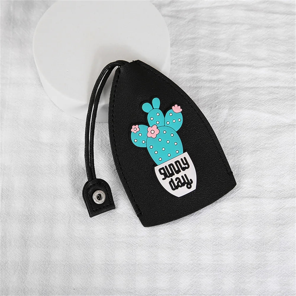 Unisex Creative Fruit Pull Type Key Bag PU Leather Key Wallets