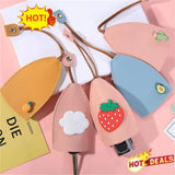 Unisex Creative Fruit Pull Type Key Bag PU Leather Key Wallets
