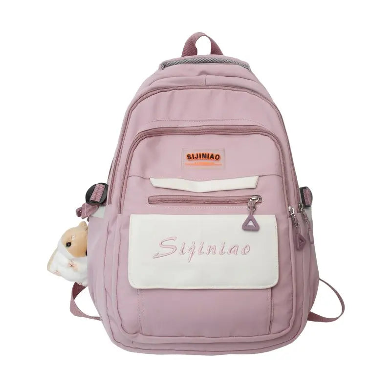 Girls Backpack Large Capacity School Bags for Teens Harajuku Student Bookbag