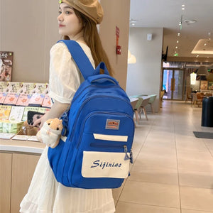 Girls Backpack Large Capacity School Bags for Teens Harajuku Student Bookbag