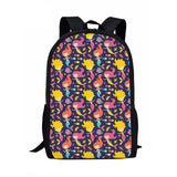 Coral Mermaid Prints Chidlren Book Bagpack Teenager Rucksack