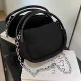 Bread Shape Clutch Bag Small Tote Purse Chain Shoulder Bags