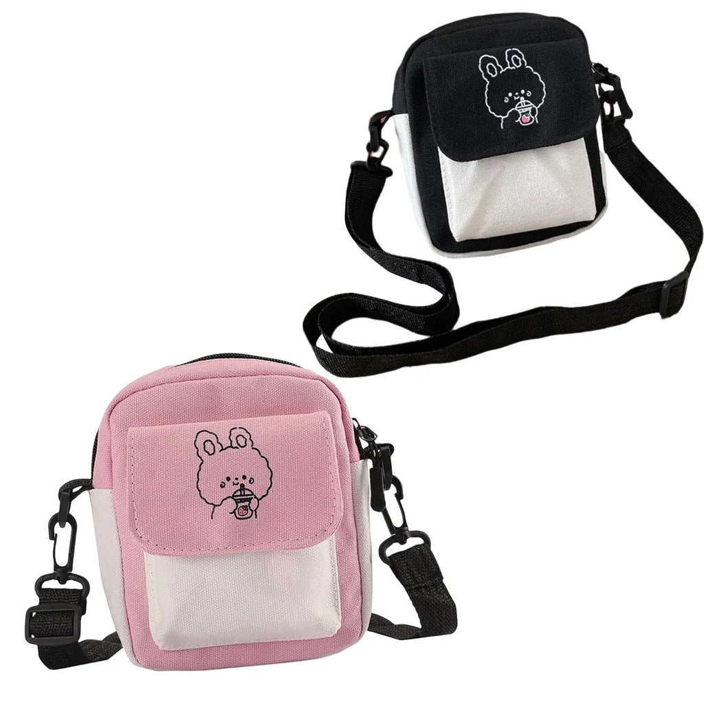 Canvas Shoulder Bag Travel Tote Purse Casual Pouch