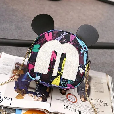 Cartoon Mouse Women Handbag Kids School Bags For Girls Teenagers
