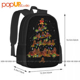 Irish Setter Dog Christmas Tree Decor Xmas Tree Backpack