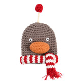 Cartoon Knitted Drawstring Key Bag Girls Key Protective Case Unicorn