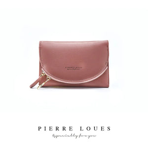 Women's Portable Wallet PU Leather Zipper Hand Purse