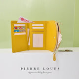 Women's Portable Wallet PU Leather Zipper Hand Purse