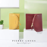 Women's Portable Wallet PU Leather Zipper Hand Purse