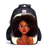 African Ballerina Dancing Backpack for Kids School Bags