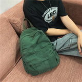 Canvas Travel School Bag Casual Women Backpack For Teenage Girls
