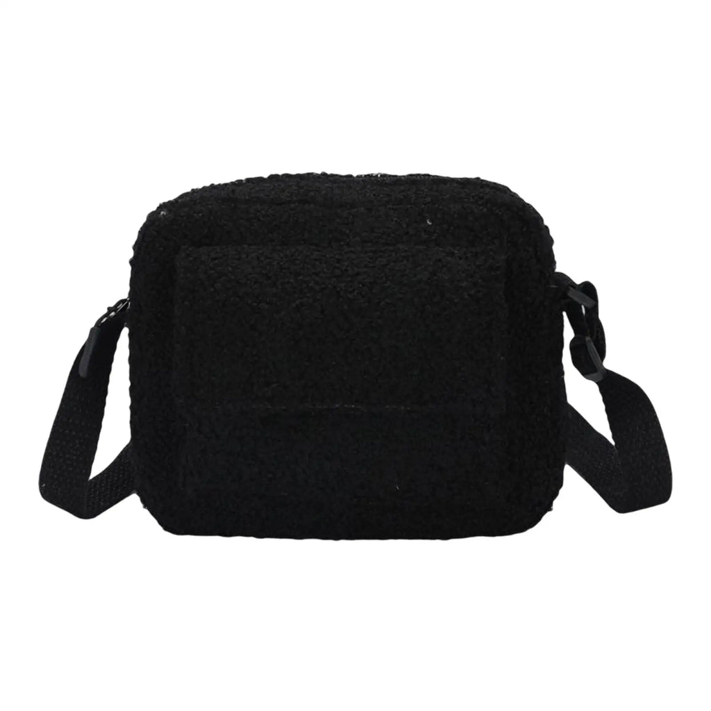 Plush Shoulder Bag for Work