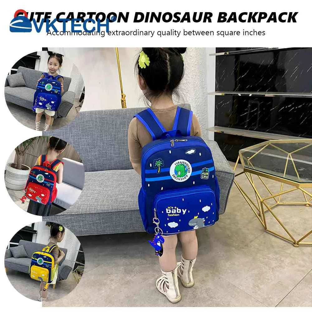 Dinosaur Kids Backpack Toddler Kindergarten Children Boy Girl Nylon Schoolbag