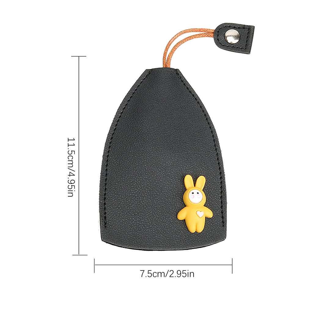 Rabbit Pull Type Key Bag PU Leather Key Wallets Car Key Holder Case
