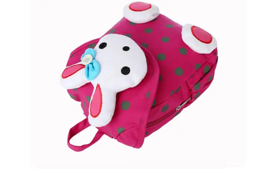 Rabbit Toddler Backpack Softback Canvas Schoolbag for Girls