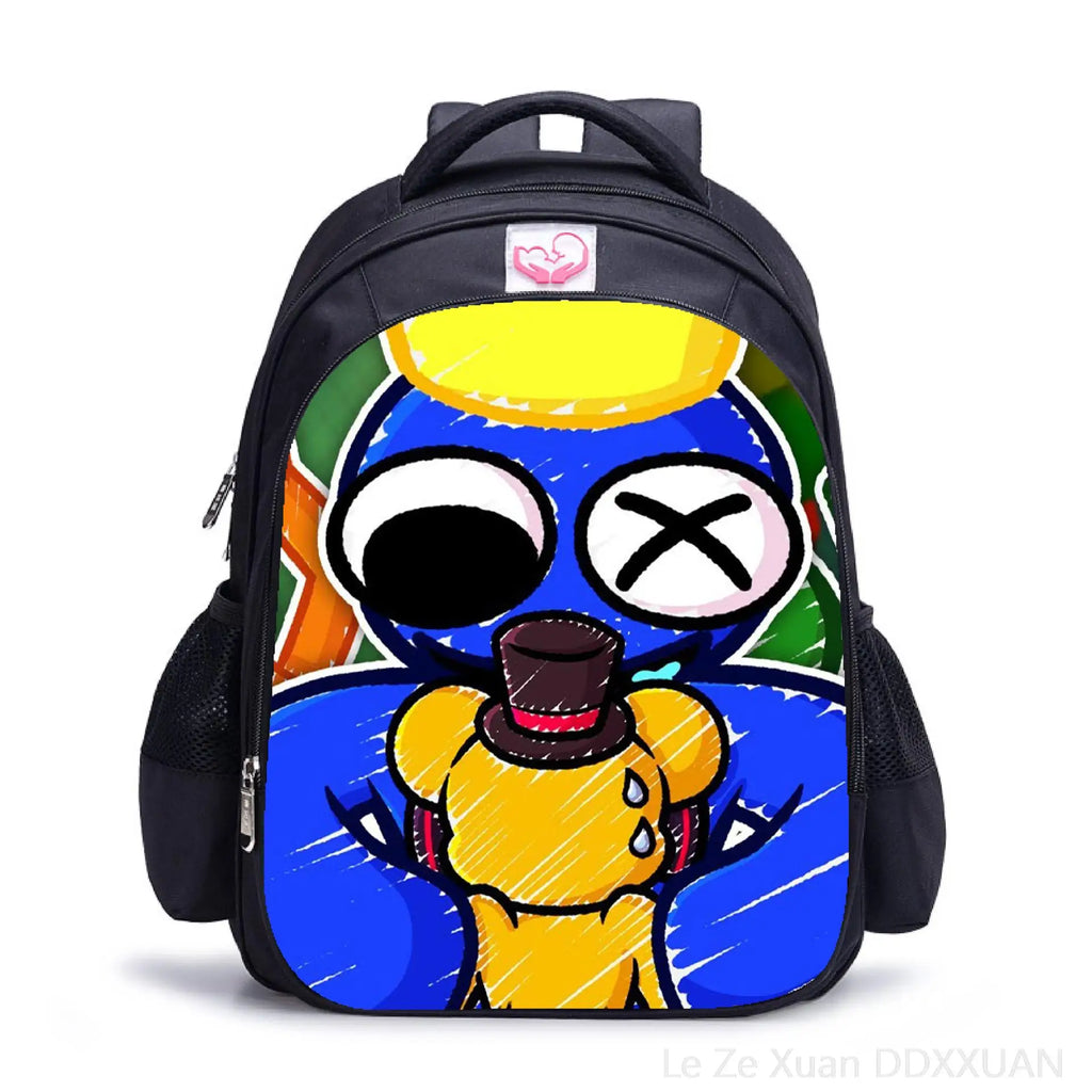 Rainbow Girls School Bag Casual Backpack Cartoon Book Packbags