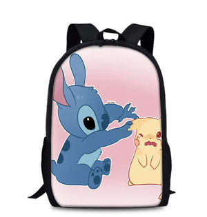 Stitch Kids Small Bags Children Back to School Rucksack Boys Girls Primary