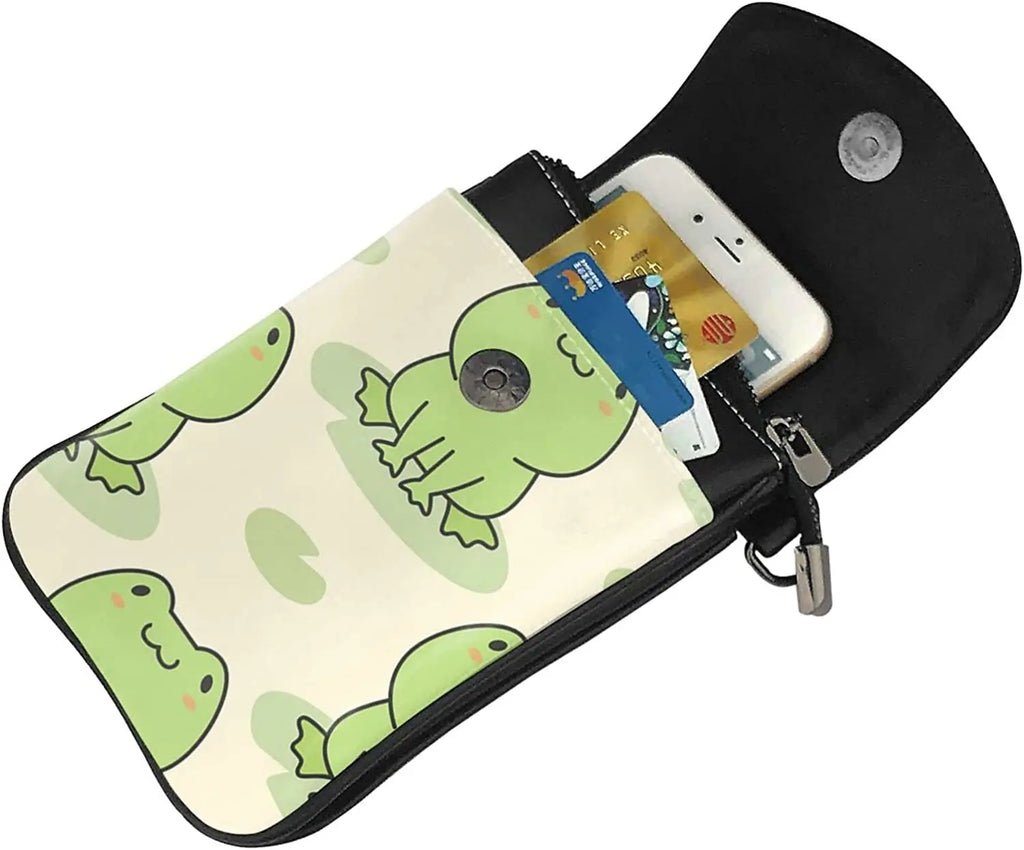 Frog Crossbody Cell Phone Purse Women Small Shoulder Bag